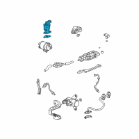 OEM 2014 Honda CR-Z Valve Set, EGR Diagram - 18011-RB0-000