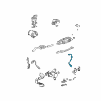 OEM Honda Fit Sensor, Rear Oxygen Diagram - 36532-RB1-004