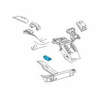 OEM 1993 Chevrolet Camaro Mount Asm-Trans Diagram - 15820075