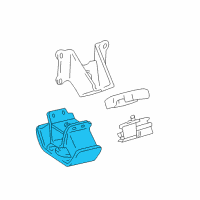 OEM 2015 Toyota Tacoma Rear Insulator Diagram - 12371-0C160