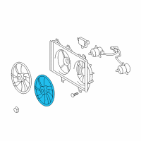 OEM 2011 Lexus ES350 Fan Diagram - 16361-AD030