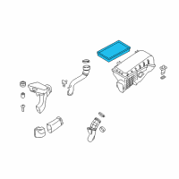 OEM 2018 BMW M760i xDrive Air Filter Element Diagram - 13-71-7-593-250