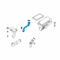 OEM 2011 BMW 760Li Charge Air Tube Diagram - 13-71-7-595-222