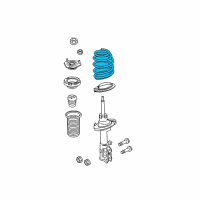 OEM Ford Fiesta Coil Spring Diagram - BE8Z-5310-B