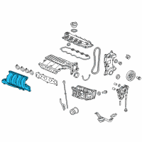 OEM 2011 Honda Fit Manifold, Intake Diagram - 17100-RB1-000