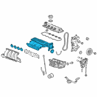 OEM 2015 Honda CR-Z Chamber Assembly, Intake Manifold Diagram - 17010-RTW-000