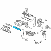 OEM 2016 Honda CR-Z Gasket, Intake Manifold Diagram - 17105-RB0-004