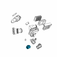 OEM BMW 330xi Mass Air Flow Sensor Diagram - 13-62-7-567-451