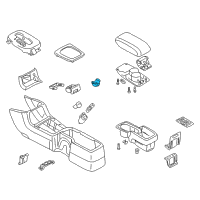 OEM 2002 Dodge Stratus Holder-Cup Diagram - MR320542