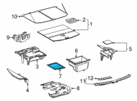 OEM Lexus NX450h+ PLATE, BATTERY SERVI Diagram - 58491-78010