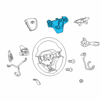 OEM 2017 Toyota Avalon Switch Assembly Diagram - 84250-07130