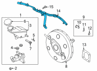 OEM 2020 Hyundai Palisade HOSE/PIPE Assembly-Vacuum Diagram - 59150-S9380