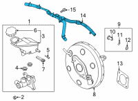 OEM 2020 Kia Telluride HOSE/PIPE Assembly-VACUU Diagram - 59150S9380