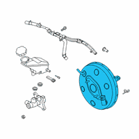 OEM Hyundai Palisade Booster Assembly-Brake Diagram - 59110-C5450