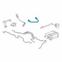 OEM 2009 Chevrolet Traverse Rear Oxygen Sensor Diagram - 12616125