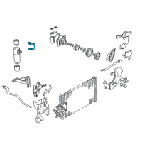 OEM 1994 GMC K2500 Hose Asm-A/C Compressor & Condenser Diagram - 15693716