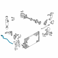 OEM GMC C3500 AC Tube Diagram - 19213709