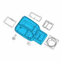 OEM 2010 Dodge Dakota Console-Floor Diagram - 5KN491J8AA