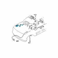 OEM Chevrolet C2500 Sensor Asm-Inflator Restraint <Use 1A2R 0115A/0120A Diagram - 16218905