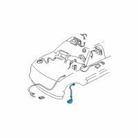 OEM GMC C2500 Suburban Sensor Asm-Inflator Restraint <Use 1A2R 0115A/0120A Diagram - 16228285