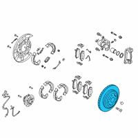 OEM 2020 Kia Stinger Disc Assembly-Rear Brake Diagram - 58411J5000