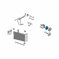 OEM Lincoln Navigator Clutch Coil Diagram - 2L1Z-19D798-AA