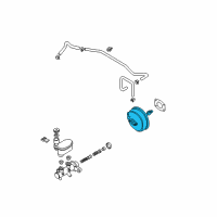 OEM 2005 Nissan Altima Booster Assy-Brake Diagram - 47210-8J010