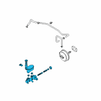 OEM 2004 Nissan Altima Cylinder Assy-Brake Master Diagram - 46010-8J100