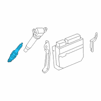 OEM Toyota Highlander Spark Plug Diagram - 90919-01247