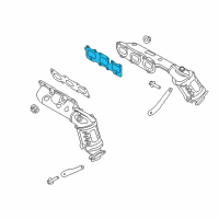 OEM 2015 Hyundai Genesis Gasket-Exhaust Manifold, RH Diagram - 28521-3C211