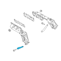 OEM 2016 Hyundai Genesis Stay-Exhaust Manifold Diagram - 28527-3C771