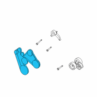 OEM Jeep Belt-SERPENTINE Diagram - 53013905AC