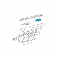 OEM 2007 Mercury Montego Handle, Inside Diagram - 5T5Z-54266A25-AAD