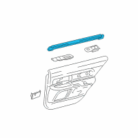 OEM Ford Five Hundred Belt Weatherstrip Diagram - 5G1Z-5425860-AB