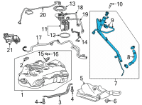 OEM 2022 Buick Envision Filler Pipe Diagram - 84983683