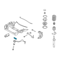 OEM BMW 335i Locking Nut Diagram - 31-10-6-767-496