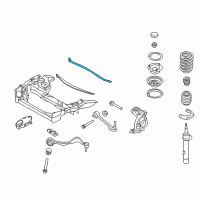 OEM 2011 BMW 1 Series M Spring Dome Strut, Right Diagram - 51-61-7-167-644