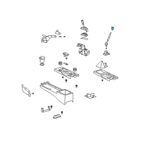 OEM 2007 Toyota FJ Cruiser Shift Knob Diagram - 33504-35080-B1