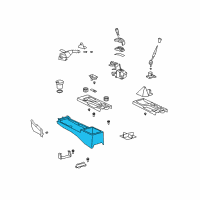 OEM 2010 Toyota FJ Cruiser Console Base Diagram - 58802-35241-B0