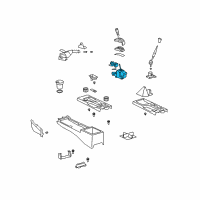 OEM 2012 Toyota FJ Cruiser Gear Shift Assembly Diagram - 33560-35050