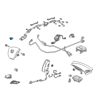 OEM 2008 Honda Accord Sensor Assy., Satellite Safing Diagram - 77975-TA0-A11