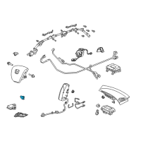 OEM 2009 Honda Accord Sensor Assy., Side Impact (Siemens) Diagram - 77970-TA0-A11