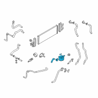 OEM Infiniti Q70 Tank Complete-Inverter Cooling Reservoir Diagram - 21710-1MG0A