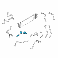 OEM Infiniti Q70 Motor Assembly-Sub Cooling Diagram - 21580-1MG0A