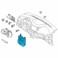 OEM 2013 Hyundai Elantra Coupe Heater Control Assembly Diagram - 97250-3X783-RA5