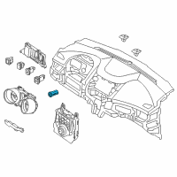OEM 2013 Hyundai Elantra Coupe SWTICH Assembly-Button Start Diagram - 95430-3X000