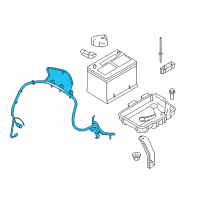 OEM Ford Edge Positive Cable Diagram - 9T4Z-14300-AA