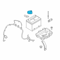 OEM Lincoln Terminal Cover Diagram - 7T4Z-14277-A