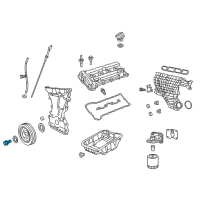 OEM 2014 Jeep Cherokee Bolt-HEXAGON FLANGE Head Diagram - 6509029AA