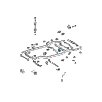 OEM 2004 Lexus GX470 Bracket, Fuel Tank Diagram - 77512-35121